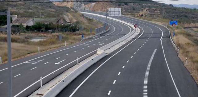 Imagen de la Autopista Cartagena-Vera, en concurso de acreedores.