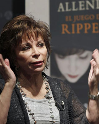 La escritora chilena Isabel Allende en Madrid.