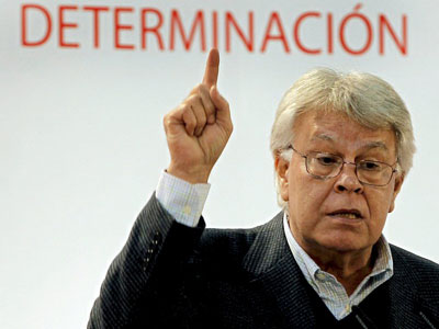 El expresidente del Gobierno Felipe González. EFE