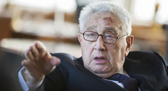 Henry Kissinger, exsecretario de Estado de EEUU.