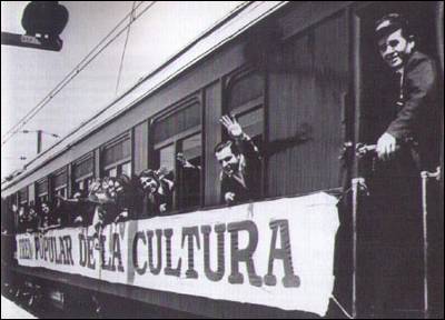 El tren popular de la cultura de Allende