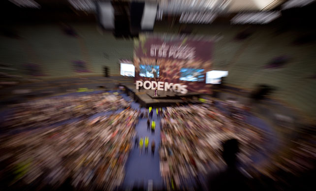 Imagen de la Asamblea de Podemos.