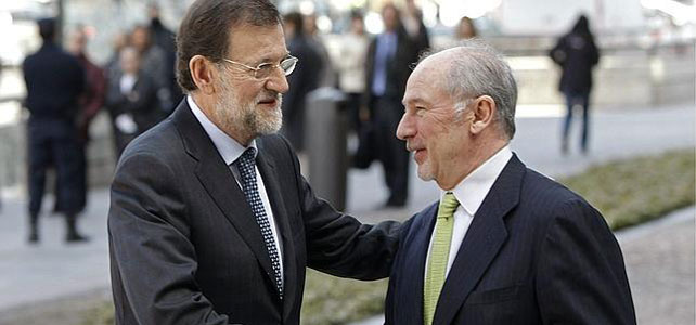 Mariano Rajoy y Rodrigo Rato en una foto de archivo