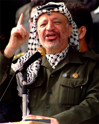 Arafat, en una imagen de 1994. REUTERS/Ahmed Jadallah