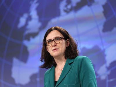 La comisaria de Interior, Cecilia Malmström.