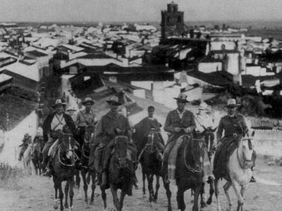 Imagen de la Guerra Civil tomada en Azuaga (Badajoz).