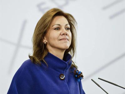 La presidenta de Castilla-La Mancha y número dos del PP, María Dolores de Cospedal.