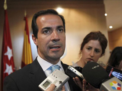 El consejero de Presidencia, Justicia y portavoz del Gobierno madrileño, Salvador Vitoria
