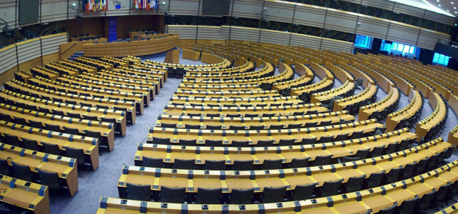 Imagen del Parlamento Europeo, en Bruselas.