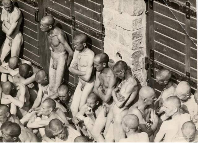 Prisioneros de los campos de concentración de Mauthausen, en Austria, donde murieron 4.300 españoles. CRÉDITO: Archivos del Equipo Nizkor, obtenida del National Archives and Records Administration (Washington).