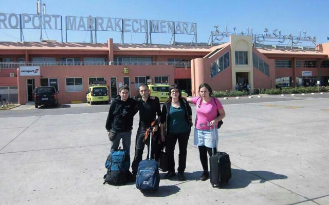 Los cuatro aragoneses: Diego Marín, Raúl Ramón, Irene Bailo y Laura Soteras.