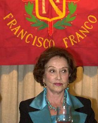 Imagen de archivo de la hija del dictador Francisco Franco, duquesa de Franco.