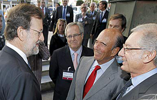 Botín: "Voy a La Moncloa a felicitar a Rajoy por lo<br>bien que lo está haciendo"