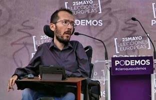 Echenique presenta un modelo para Podemos más participativo que <br>el de Pablo Iglesias