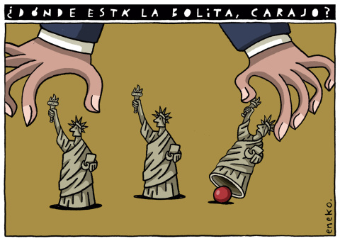 ¿Dónde está la bolita, carajo?