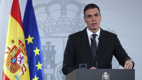 Compareixença del president del govern espanyol, Pedro Sánchez.