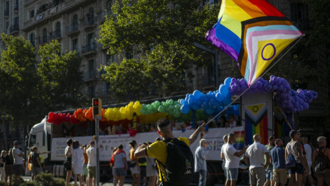 Fotografía tomada durante la celebración del Pride Barcelona 2023.