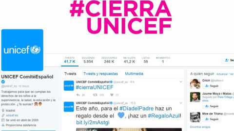 ¿Qué hay detrás del enigmático mensaje de #CierraUnicef?