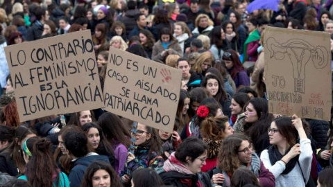 Manifestación del 8-M en Madrid.- EFE Madrid