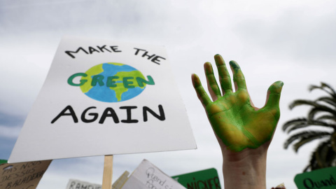 Manifestación de estudiantes contra el cambio climático" en Niza, Francia. REUTERS/Eric Gaillard