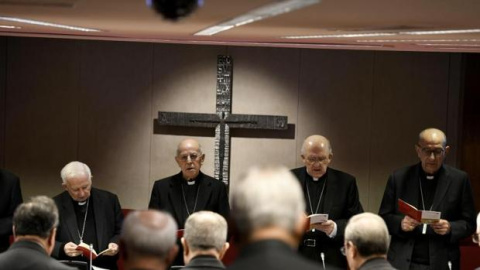 Celebración de un plenario de la Conferencia Episcopal Española. EFE