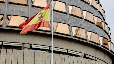 La fachada de la sede del Tribunal Constitucional, en una imagen de archivo tomada el 2 de diciembre de 2022, en Madrid.- Carlos Luján / Europa Press