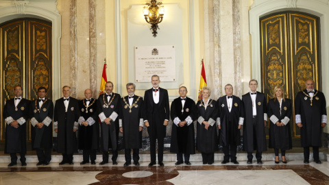  Imagen de apertura del año judicial encabezado por el rey Felipe VI.- CASA REAL