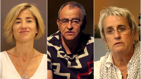  De izquierda a derecha: Pili Zabala, Andoni Txasko y Axun Lasa