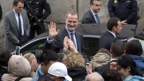 El rey Felipe VI durante la inauguración de la Residencia Comunitaria “Hospital del Rey”, a 30 de noviembre de 2023, en Toledo, Castilla-La Mancha (España). / Alberto Ortega (Europa Press)