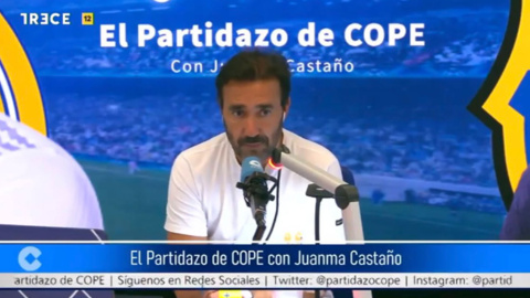  Juanma Castaño en El Partidazo de Cope.- COPE