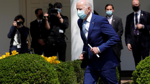 El presidente de Estados Unidos, Joe Biden, durante un acto reciente en la Casa Blanca.- EFE