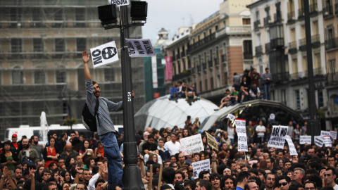  Manifestación del movimiento 15M, en Madrid- EUROPA PRESS