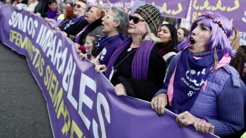 Manifestación del 8M de 2019.- EFE