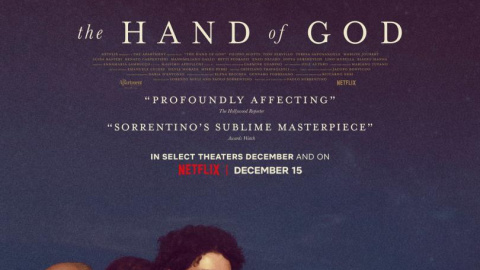  Cartel promocional de 'Fue la mano de Dios'.- FilmaffinityOPINIÓN | 'Fue la mano de Dios', "la película menos manierista de Sorrentino", por Octavio Salazar (@salazar_octavio)