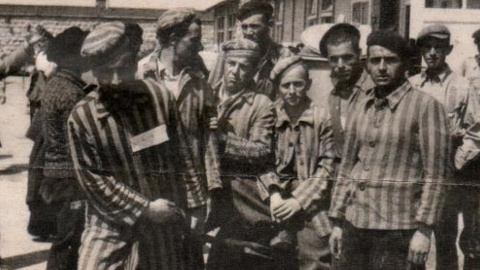 Francisco Ortiz, el 5 de mayo de 1945, tras la liberación de Mauthausen. CORTESÍA DE JUAN FRANCISCO ORTIZ