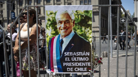  Imagen del fallecido ex presidente de Chile, Sebastián Piñera, a 8 de febrero de 2024.- EP