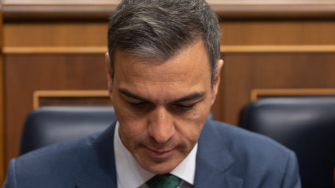 Pedro Sánchez en el Congreso de los Diputados. Eduardo Parra / Europa Press