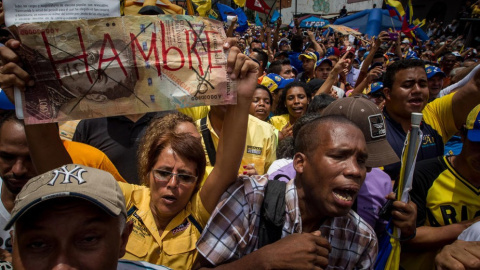  Manifestación en Venezuela. EFE