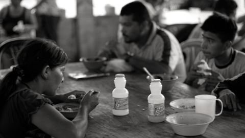 Migrantes centroamericanos encuentran refugio en el sur de México. Foto: Peter Haden / CC BY 2.0