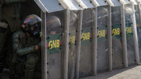 Agentes de la Guardia Nacional Bolivariana. Foto: Carlos Becerra / CC BY-NC-ND 2.0