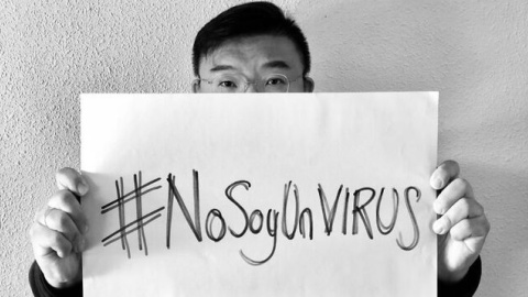 Campaña #NoSoyUnVirus en España. Twitter | @antonioliuyang