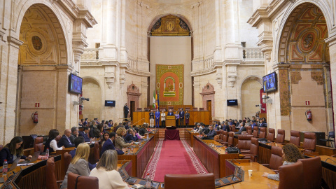 Vista general del Parlamento de Andalucía este pasado 29 de noviembre. - Francisco J. Olmo | EUROPA PRESS