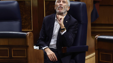  El ministro de Interior, Fernando Grande-Marlaska, durante una sesión de control al Gobierno en el Congreso de los Diputados, a 21 de septiembre de 2022, en Madrid (España).- EDUARDO PARRA/ EUROPA PRESS