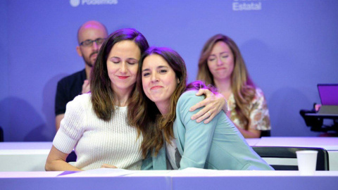  Ione Belarra e Irene Montero en el Consejo CIudadano Estatal de Podemos. Foto: Dani Gago