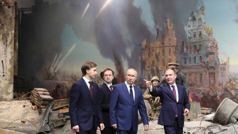  Imagen de archivo. Putin visita el Museo de la Victoria.- Kremlin / dpa