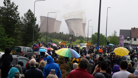  Imagen de archivo. Demolición de la planta nuclear de Rugeley en Inglaterra.- Peter Byrne / PA Wire / dpa