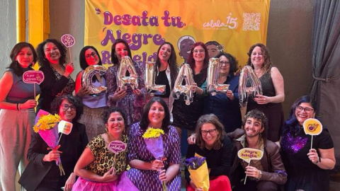 Una imatge de la celebració dels 15 anys de Calala Fondo de Mujeres.