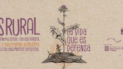 Cartell del FESSRural 2024, el Festival de l’Economia Social i Solidària de Catalunya, impulsat per la Xarxa d’Economia Solidària de Catalunya (XES)