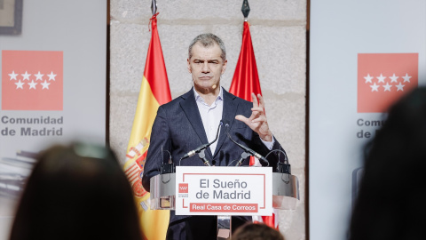 Toni Cantó en Marzo de 2022 en la Real Casa de Correos.- Carlos Luján / Europa Press