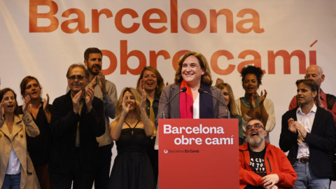 Acte de campanya de Barcelona en Comú a les darreres eleccions municipals.